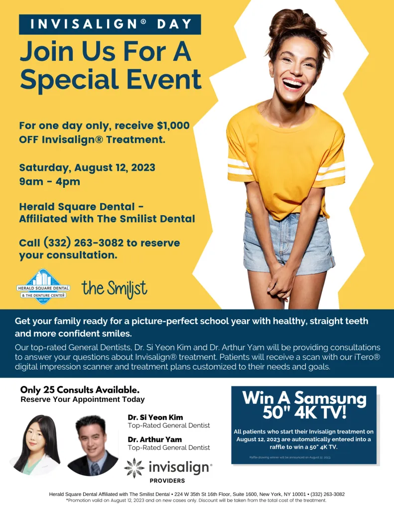 Flyer For Invisalign Invisalign® Day: August 12, 2023