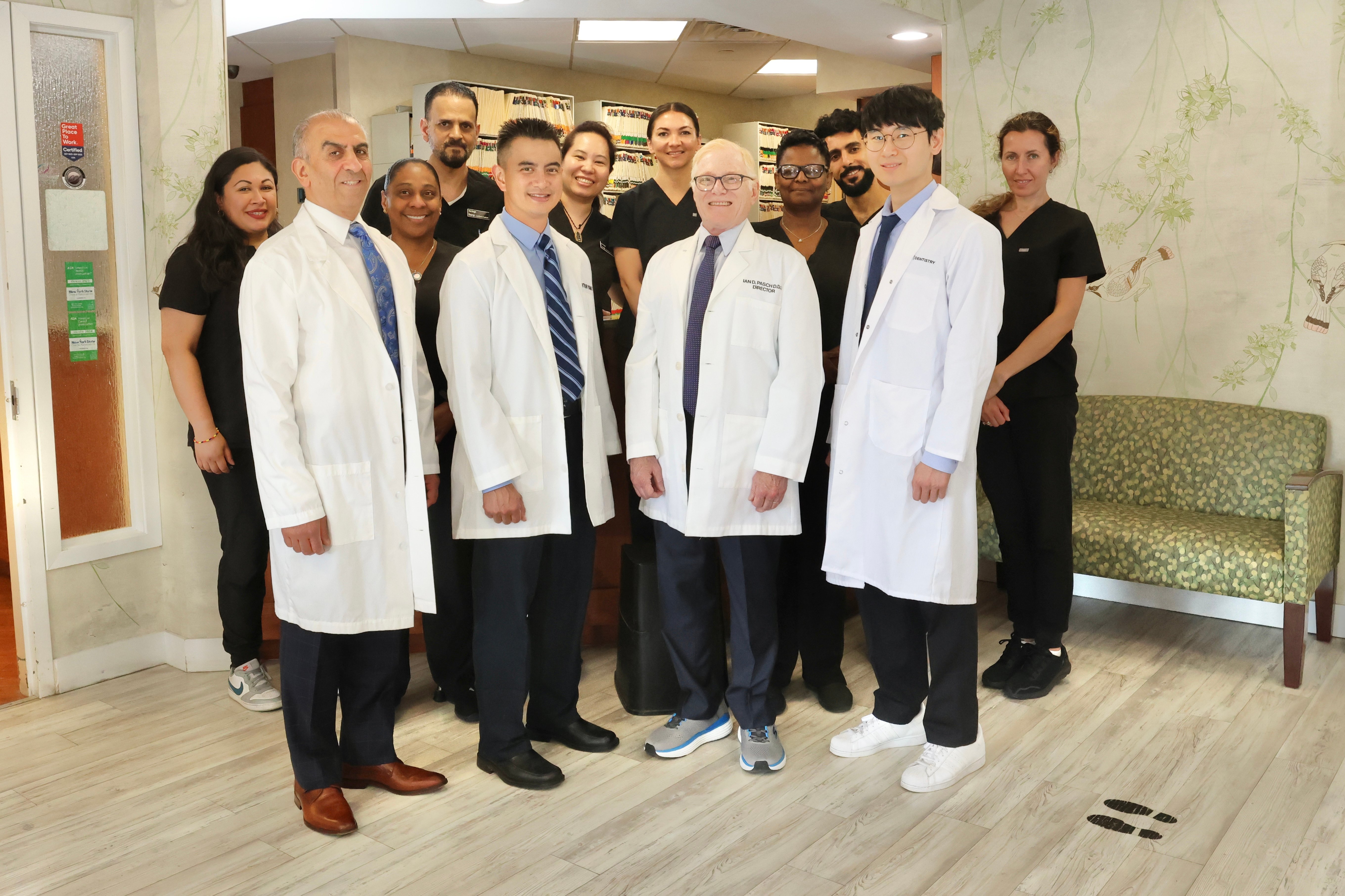 White Lab Coats HSD doctors and staff